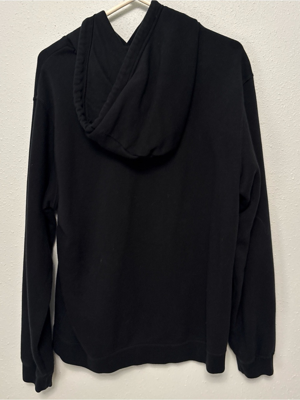 Converse Black Hoodie with Small White Chest Logo - Picture 2 of 4